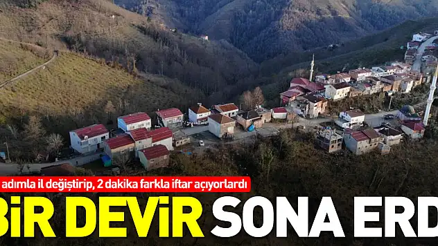 BİR DEVİR SONA ERDİ