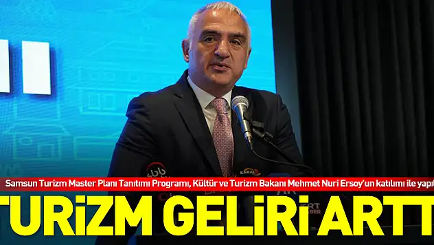 TURİZM GELİRİ ARTTI
