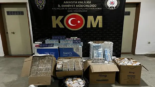 56 bin 100 makaron ele geçirildi