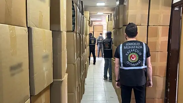 252 milyon lira değerinde kaçak eşya