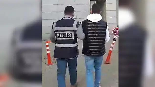HAPİS CEZASI ALAN ŞAHIS POLİSTEN KAÇAMADI