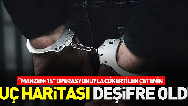 Suç haritası deşifre oldu