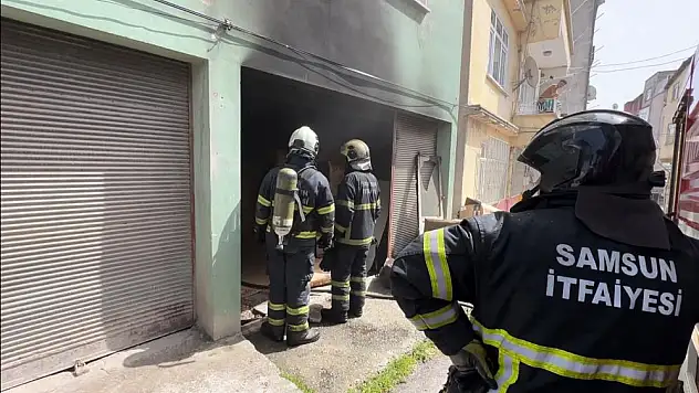 SAMSUN'DA DEPO YANDI