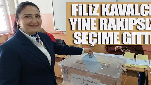Filiz Kavalcı yine rakipsiz seçime gitti