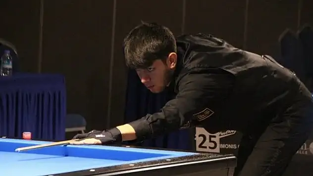 Milli bilardocu Seymen Özbaş, 21 yaş altında Avrupa şampiyonu oldu