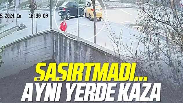 Şaşırtmadı... Aynı yerde kaza