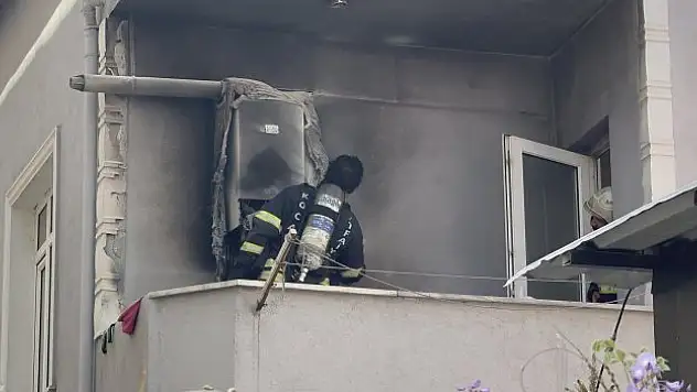 Kombi yangını korkuttu