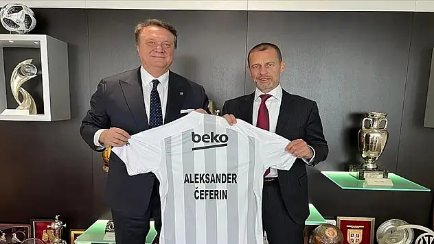 Başkan Arat, UEFA Başkanı Ceferin ile görüştü