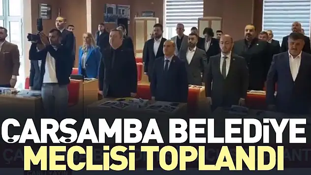 Çarşamba Belediye Meclisi Toplandı