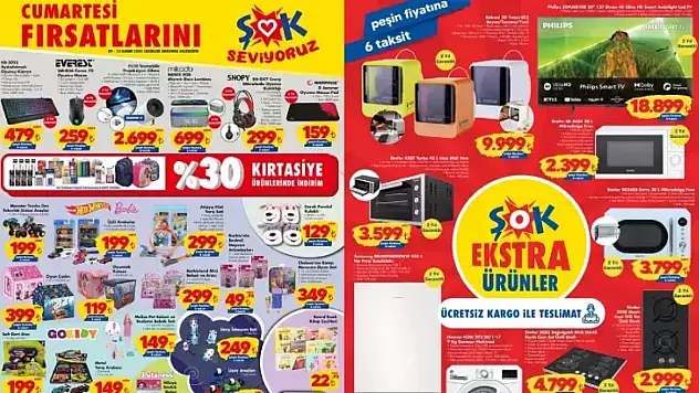 12 Kasım ŞOK aktüel kataloğu! Buharlı temizlik makinesi ŞOK'ta!