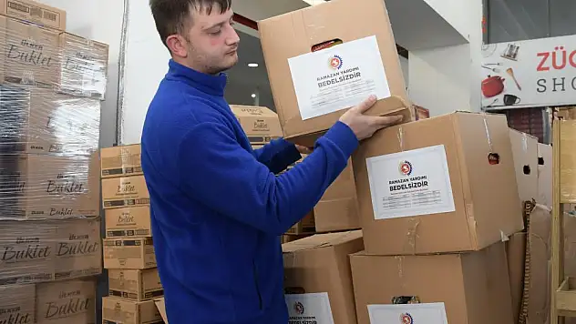 750 aileye gıda yardımı