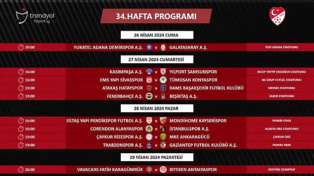 Derbinin tarihi belli oldu