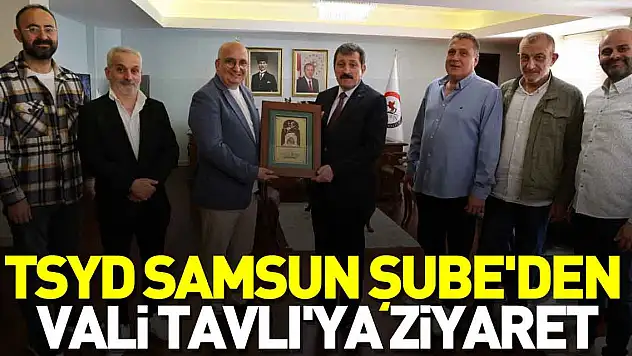 TSYD Samsun Şube'den Vali Tavlı'ya ziyaret