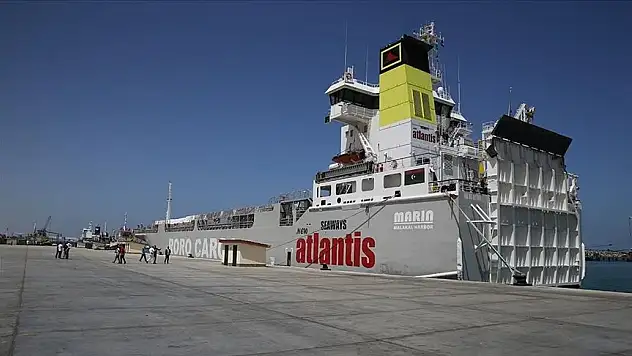 Türkiye'den Gazze'ye insani yardım taşıyan 9. gemi Mısır'da limana yanaştı