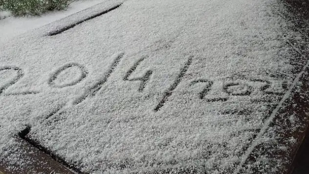 Uludağ'da Nisan Karı