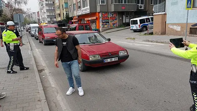 Otomobil yayaya çarptı