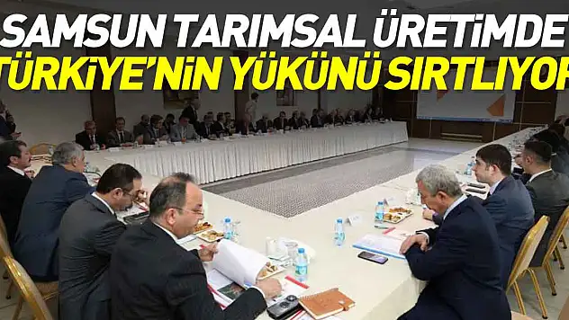 Samsun Türkiye'nin yükünü sırtlıyor