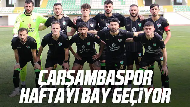ÇARŞAMBASPOR HAFTAYI BAY GEÇİYOR