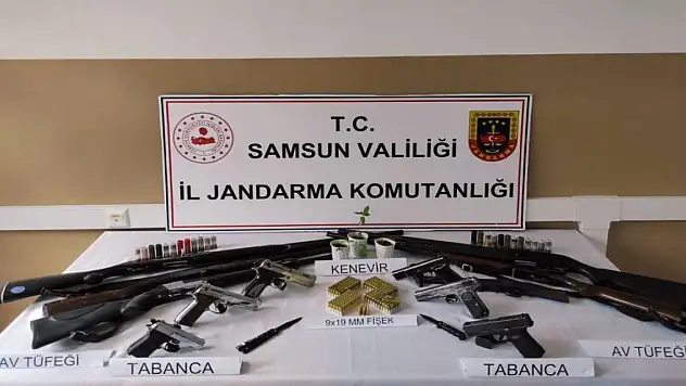 Jandarmadan silah ve mühimmat operasyonu
