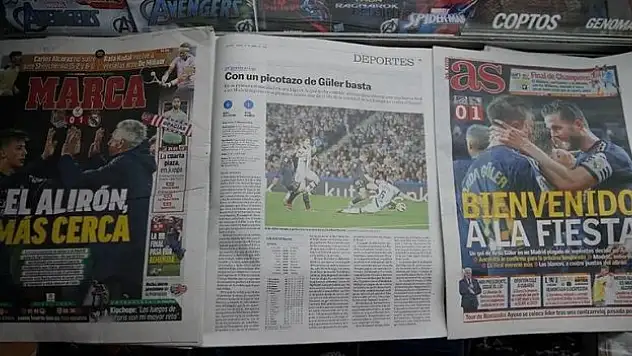 Arda Güler, İspanya basınında manşetlerde