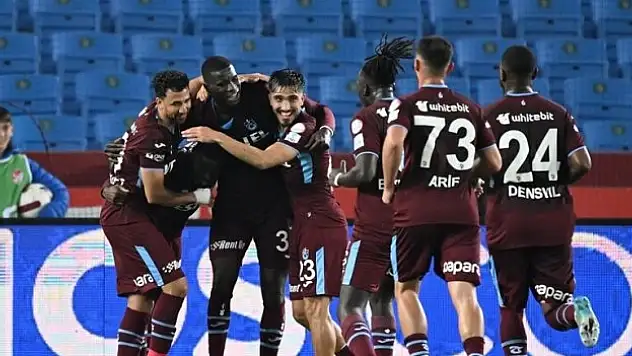 Trabzonspor, konuk ettiği Gaziantep FK'yi mağlup etti