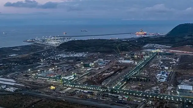 Sakarya Gaz Sahası'nda günlük 4,5 milyon metreküp gaz üretildi