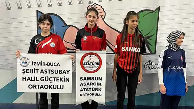 Ortaokul öğrencisi Türkiye şampiyonu oldu