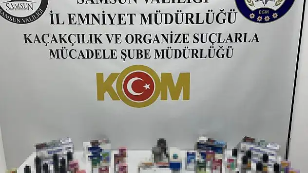 Makaron sigara ele geçirildi