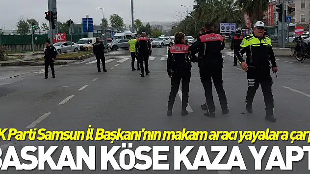 Başkan Köse Kaza Yaptı