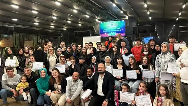 Gönüllülere teşekkür belgesi