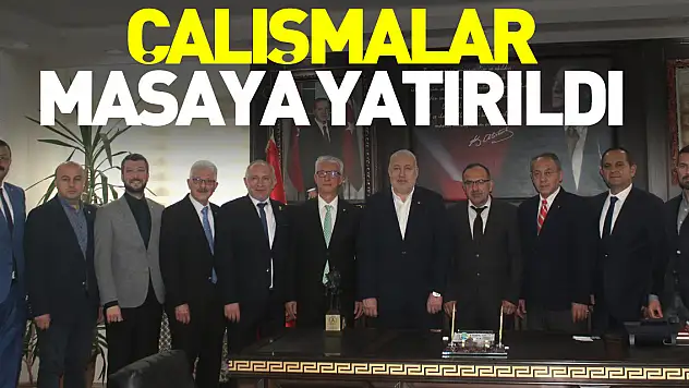 Çalışmalar masaya yatırıldı