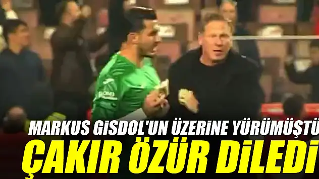 Çakır özür diledi