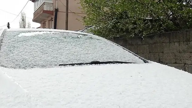 Kars'ta dolu etkili oldu