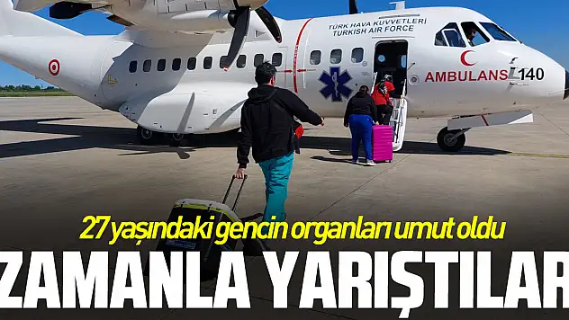 Organları yetiştirmek için zamanla yarıştılar