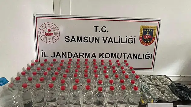 Depoda sahte alkol üretimi şüphelisi yakalandı