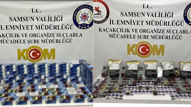 37 bin adet makaron ele geçirildi