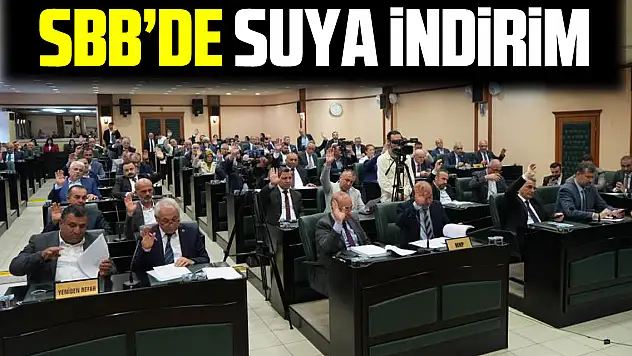 sbb'de suya indirim