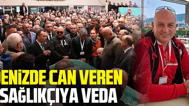 Denizde Can Veren Sağlıkçıya Veda