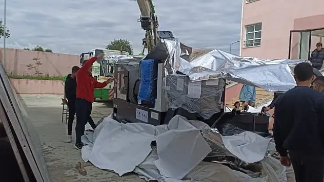 Lisesiler tezgaha kavuştu