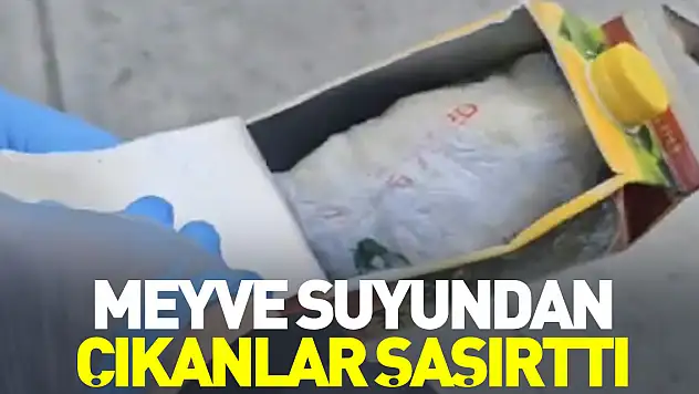 Meyve Suyundan Çıkanlar Şaşırttı