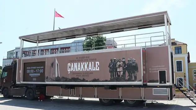 Çanakkale Savaşları Mobil Müzesi, kapısını açtı