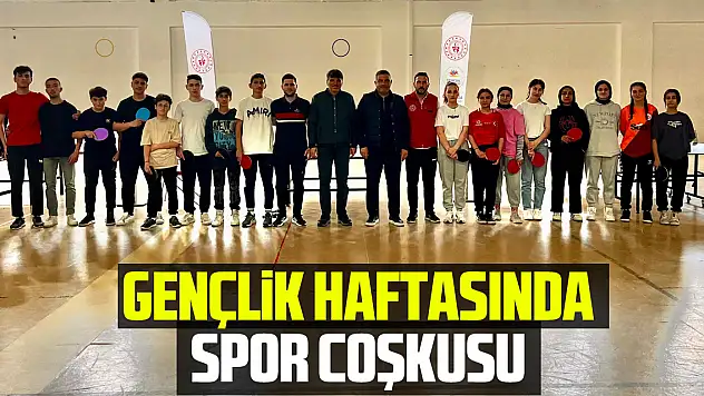 Gençlik haftasında spor coşkusu