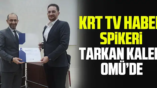 KRT TV Haber Spikeri Tarkan Kaleli OMÜ'de