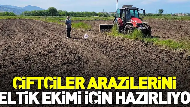 Araziler çeltik ekimi için hazırlanıyor