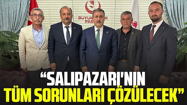'Salıpazarı'nın Tüm Sorunları Çözülecek'