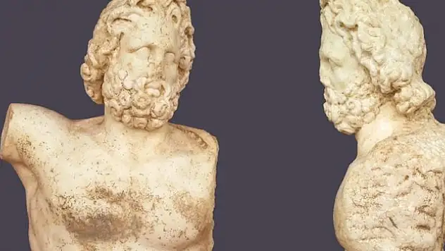 Roma İmparatorluk dönemine ait iki heykel bulundu