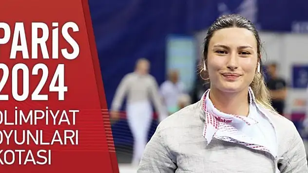 Milli eskrimci Nisanur Erbil, Paris 2024'e kota aldı