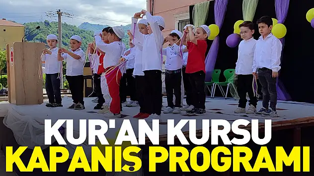 Kur'an kursu kapanış programı
