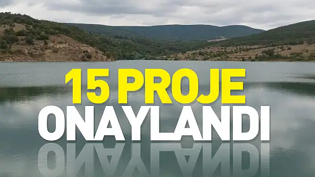 15 proje onaylandı