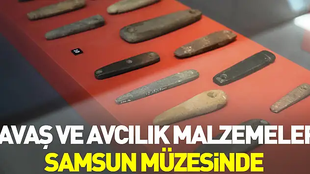 Savaş ve avcılık malzemeleri Samsun Müzesinde